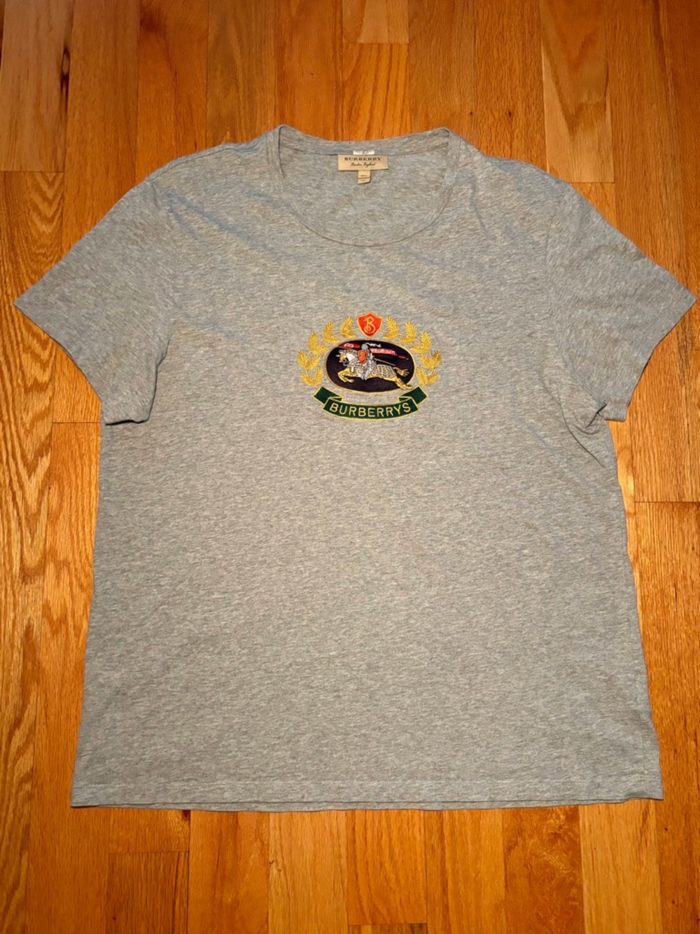 Burberry Embroidered Logo Tshirt